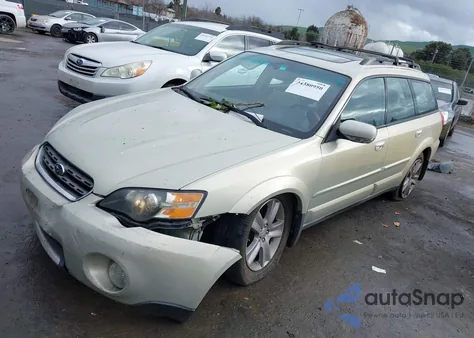2005 Subaru Outback 3.0R L.l. Bean Edition z USA, uszkodzony, nr VIN 4S4BP86C254325748